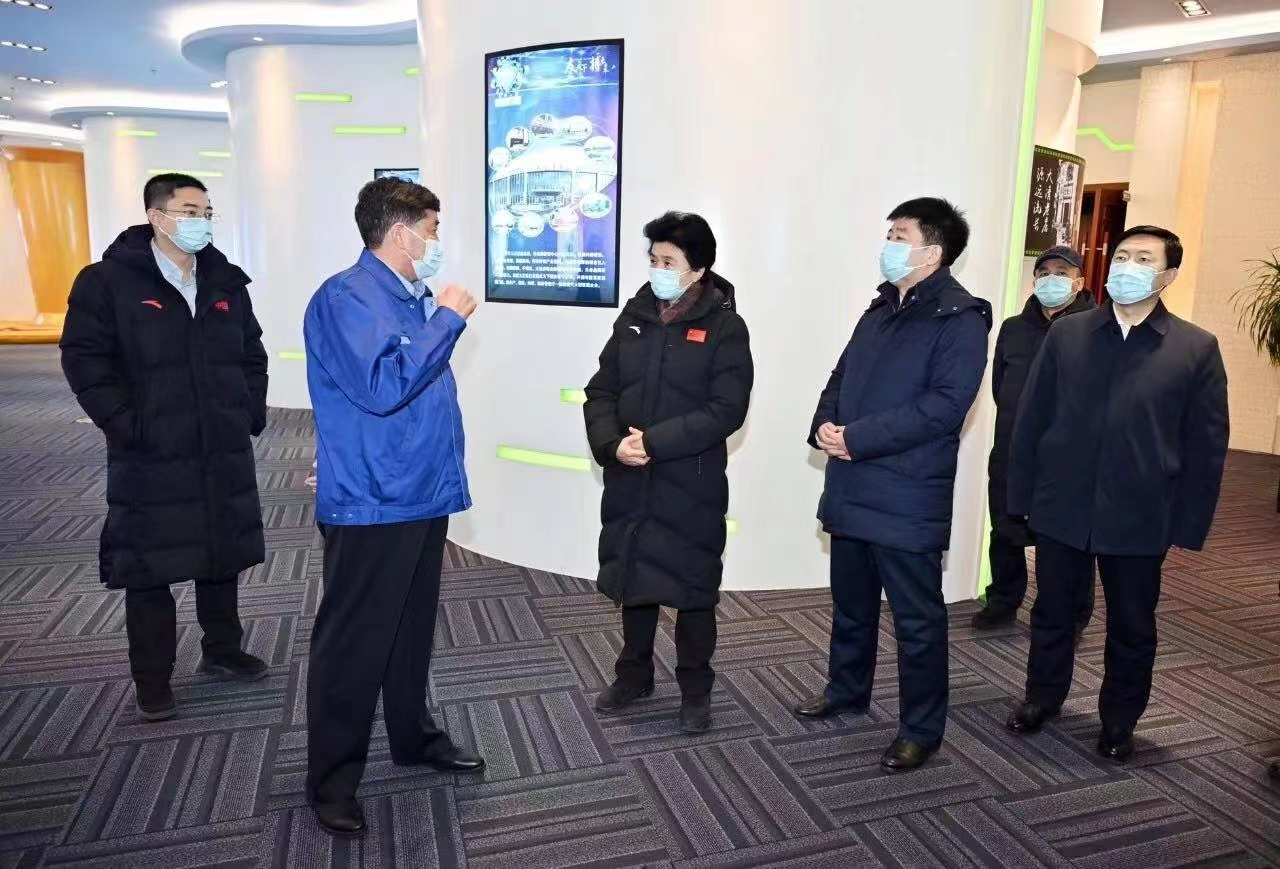 黑龙江省省委副书记、省长梁惠玲莅临友搏药业调研指导